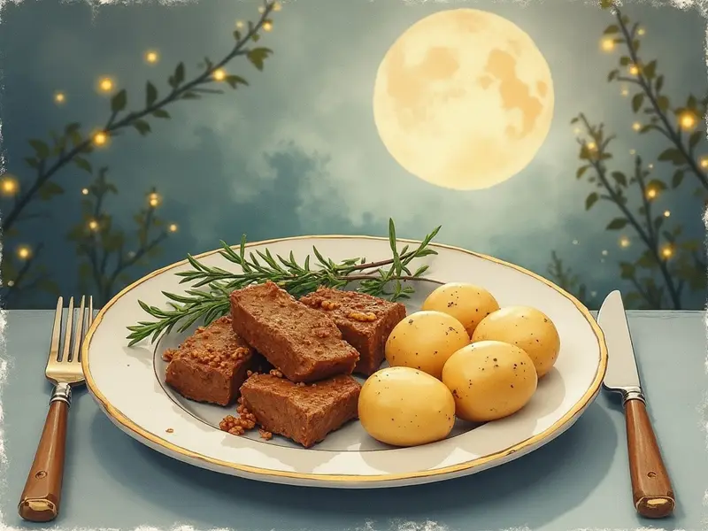 Ilustracja snu: almoço