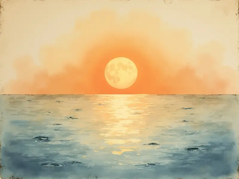 Ilustracja snu: anoitecer