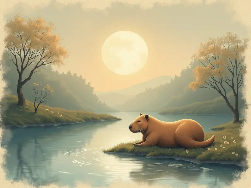 Ilustracja snu: capivara