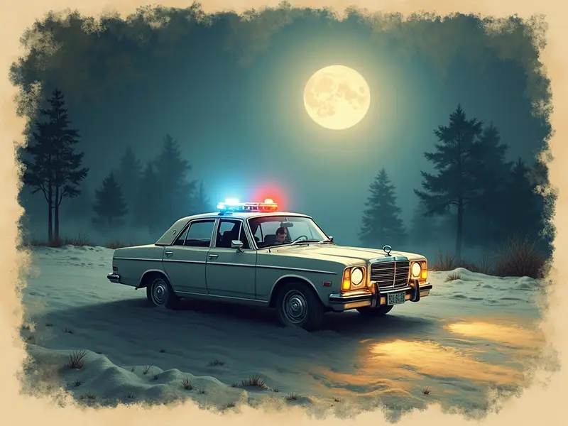 Ilustracja snu: carro de polícia