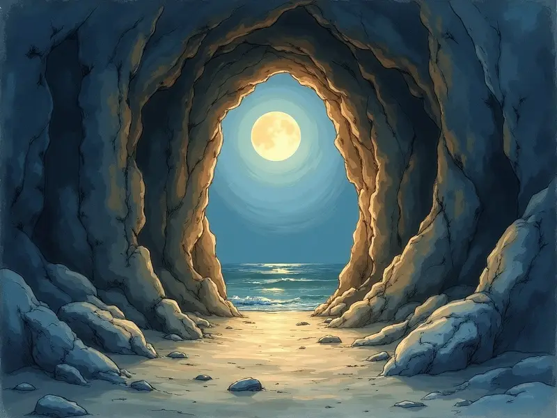 Ilustracja snu: caverna