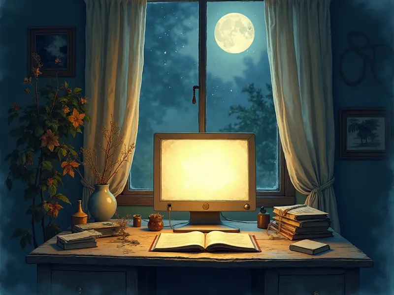 Ilustracja snu: computador