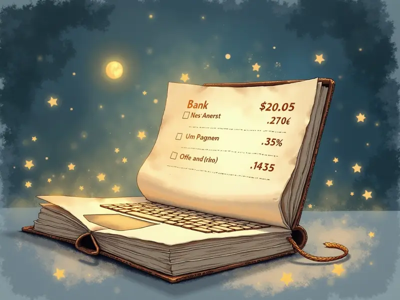 Ilustracja snu: conta bancária