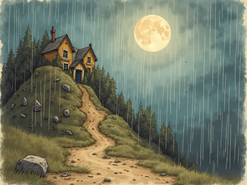 Ilustracja snu: deslizamento
