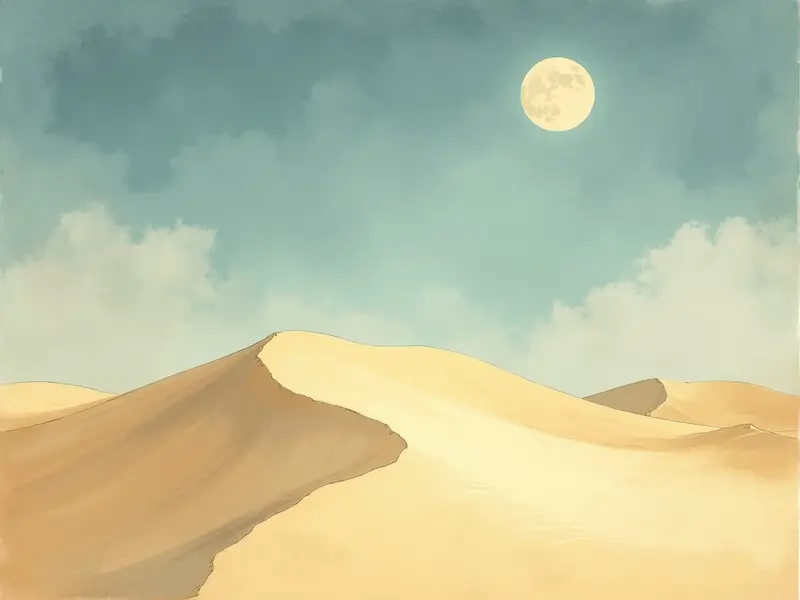 Ilustracja snu: duna de areia