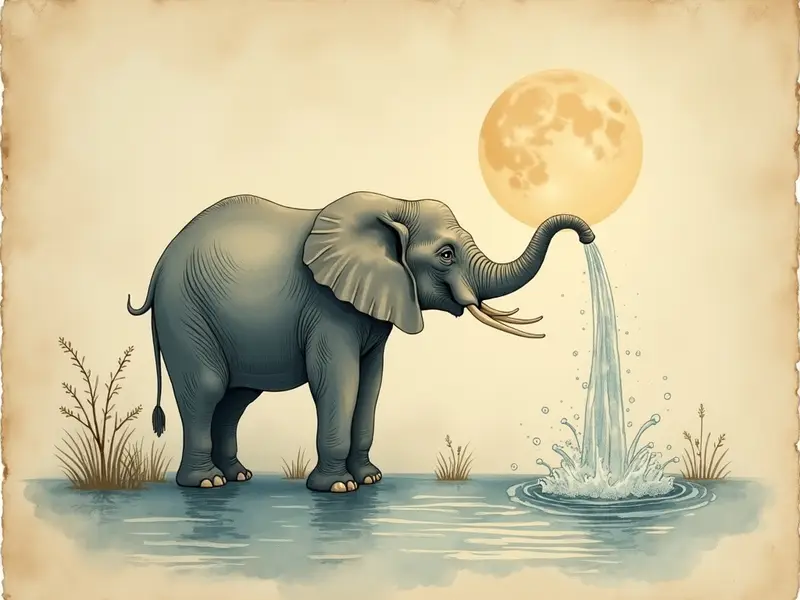 Ilustracja snu: elefante