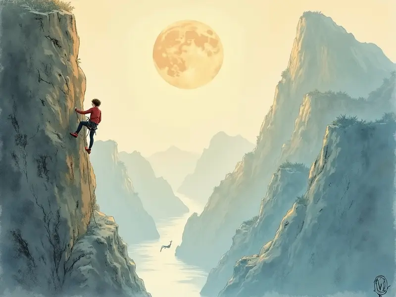 Ilustracja snu: escalada