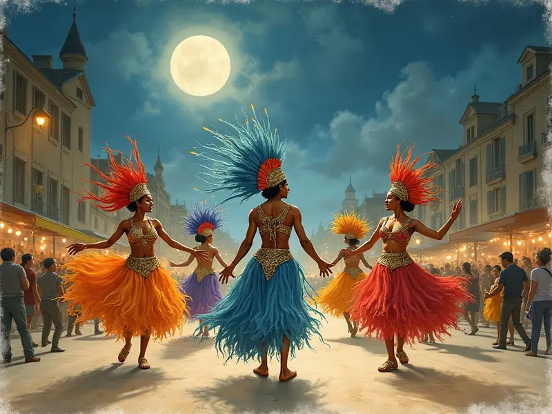 Ilustracja snu: escola de samba