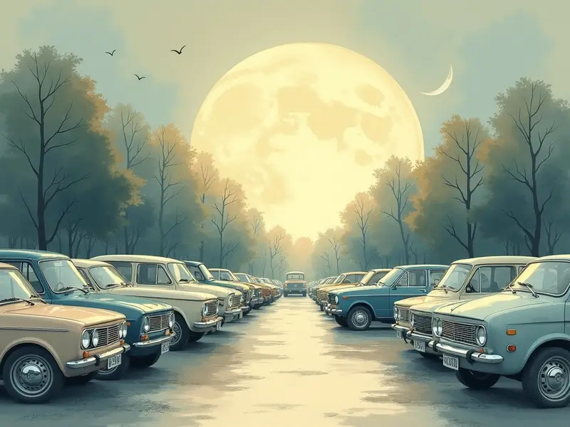 Ilustracja snu: estacionamento