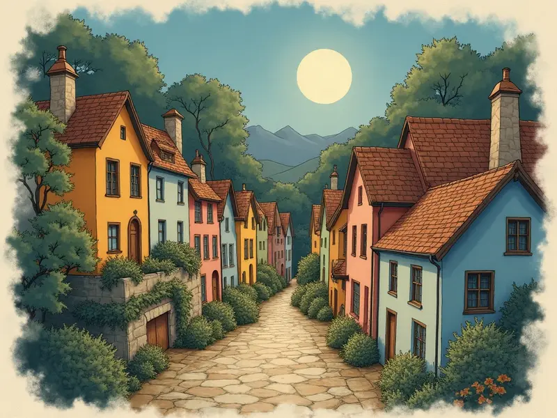 Ilustracja snu: favela