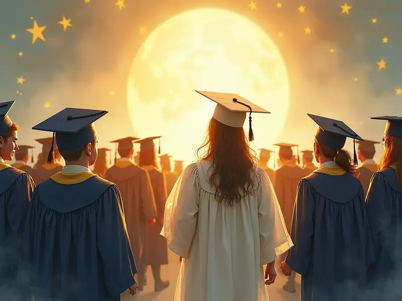 Ilustracja snu: formatura