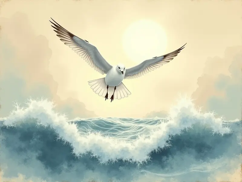 Ilustracja snu: gaivota