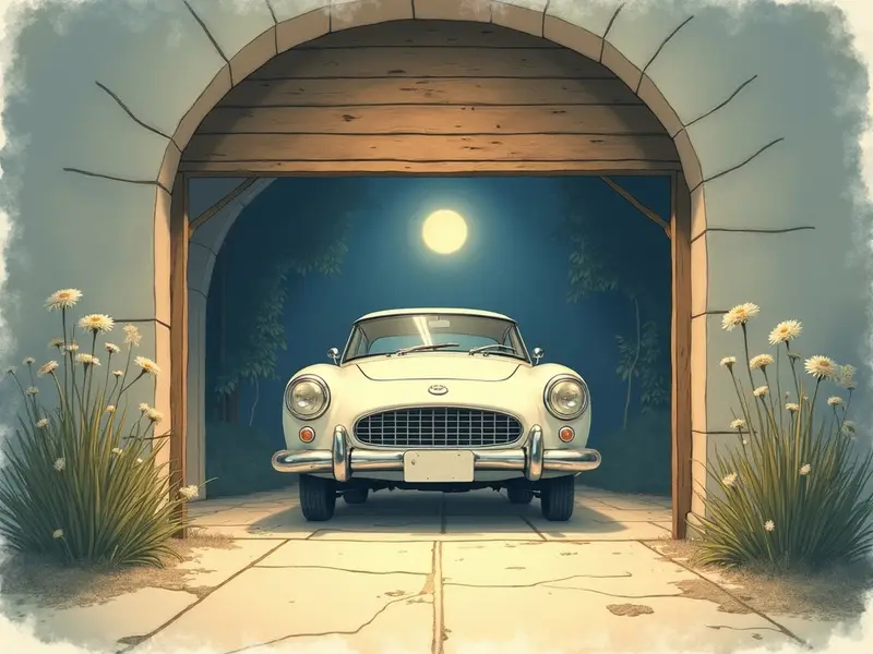 Ilustracja snu: garagem