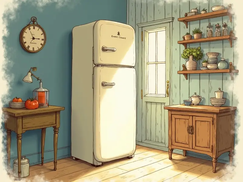 Ilustracja snu: geladeira