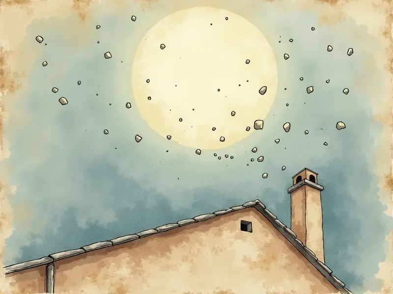Ilustracja snu: granizo
