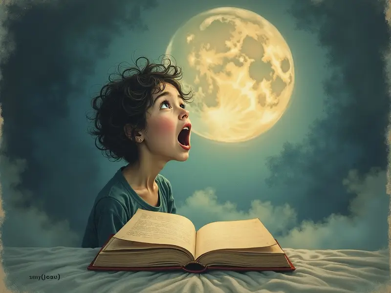 Ilustracja snu: gritar sem sair voz