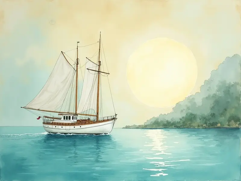 Ilustracja snu: iate