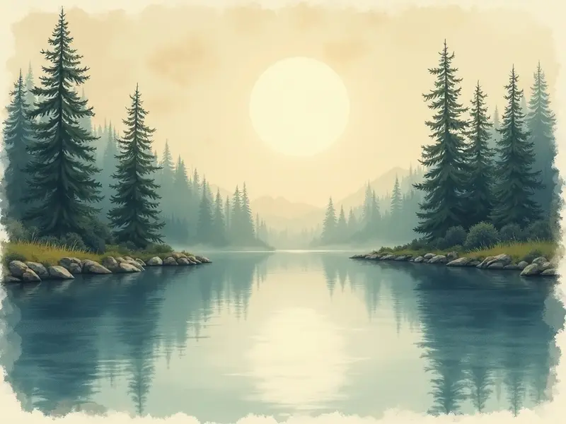 Ilustracja snu: lago