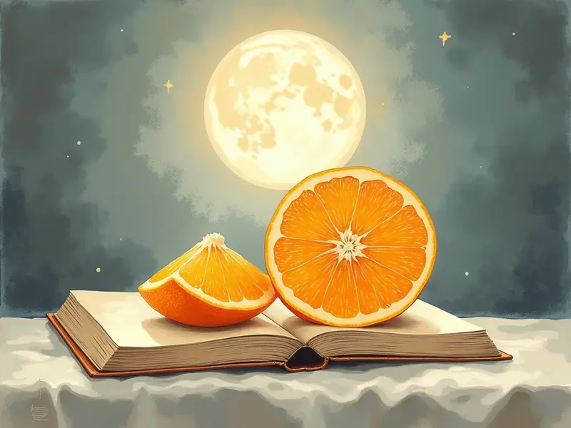 Ilustracja snu: laranja