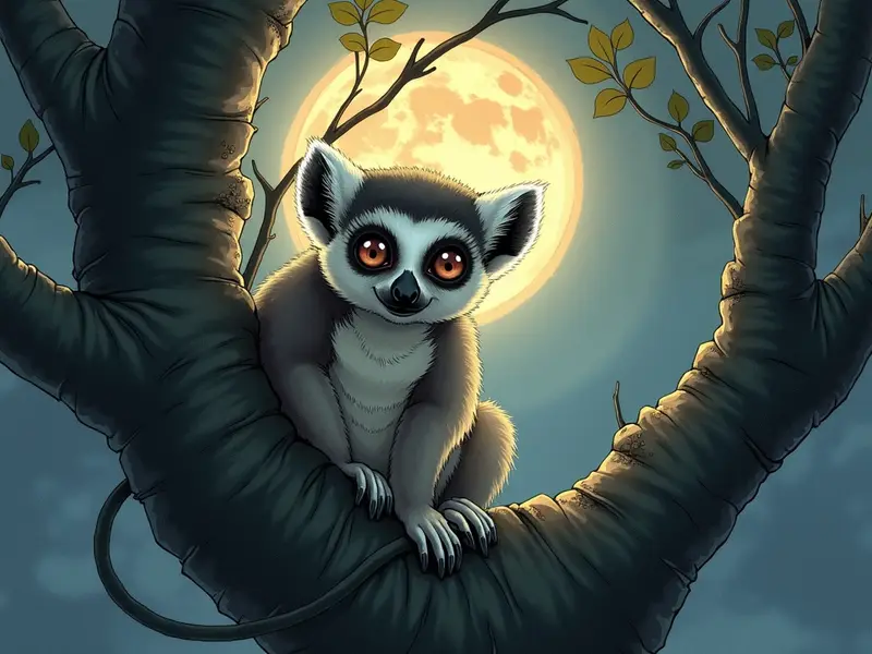 Ilustracja snu: lêmure