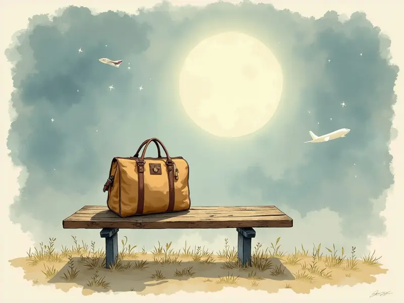 Ilustracja snu: mala de viagem