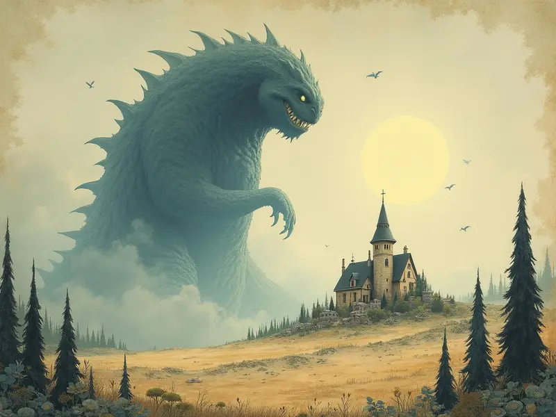 Ilustracja snu: monstro
