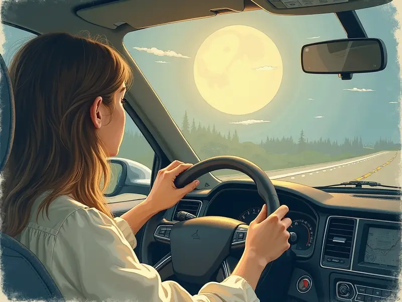 Ilustracja snu: motorista
