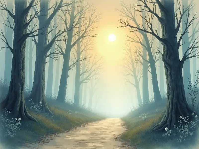Ilustracja snu: neblina