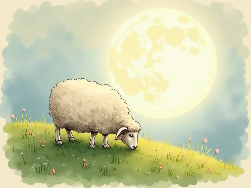 Ilustracja snu: ovelha