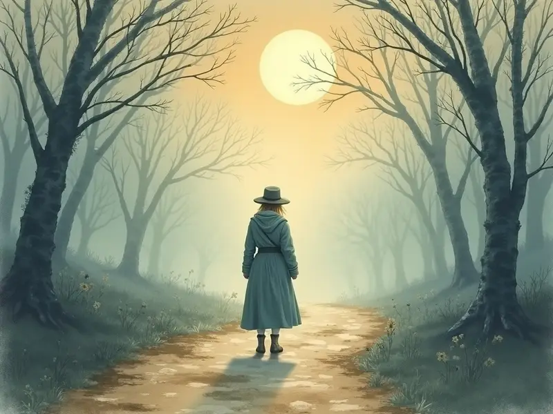 Ilustracja snu: perder-se no caminho