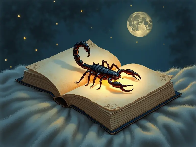 Ilustracja snu: picada de escorpião