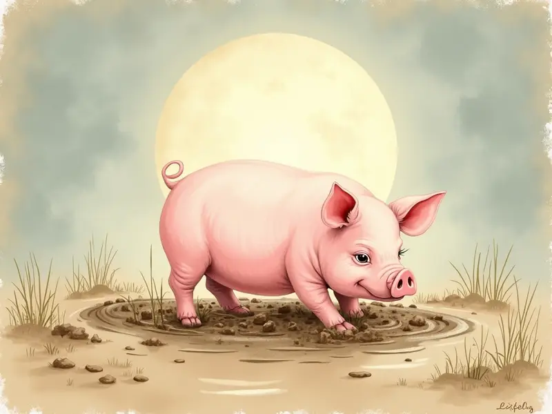 Ilustracja snu: porco