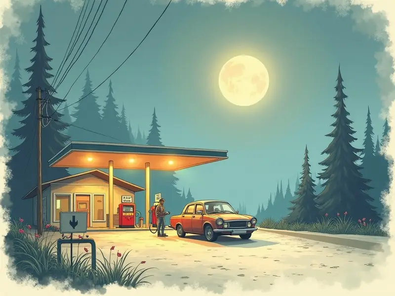 Ilustracja snu: posto de gasolina
