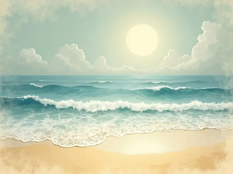 Ilustracja snu: praia