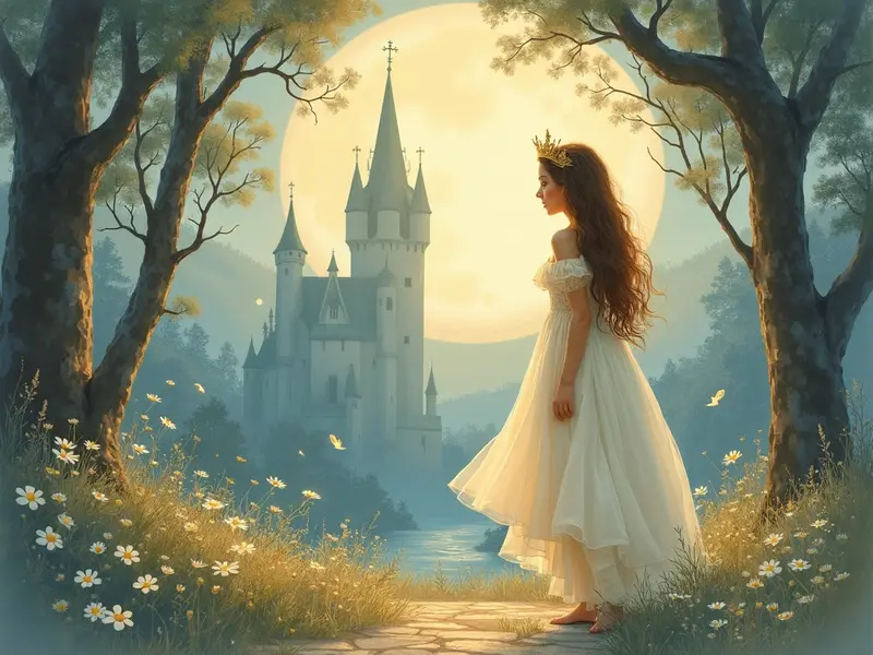 Ilustracja snu: princesa