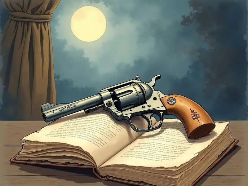 Ilustracja snu: revólver