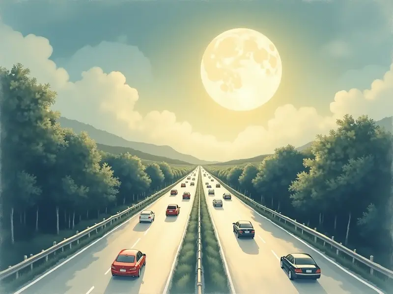 Ilustracja snu: rodovia