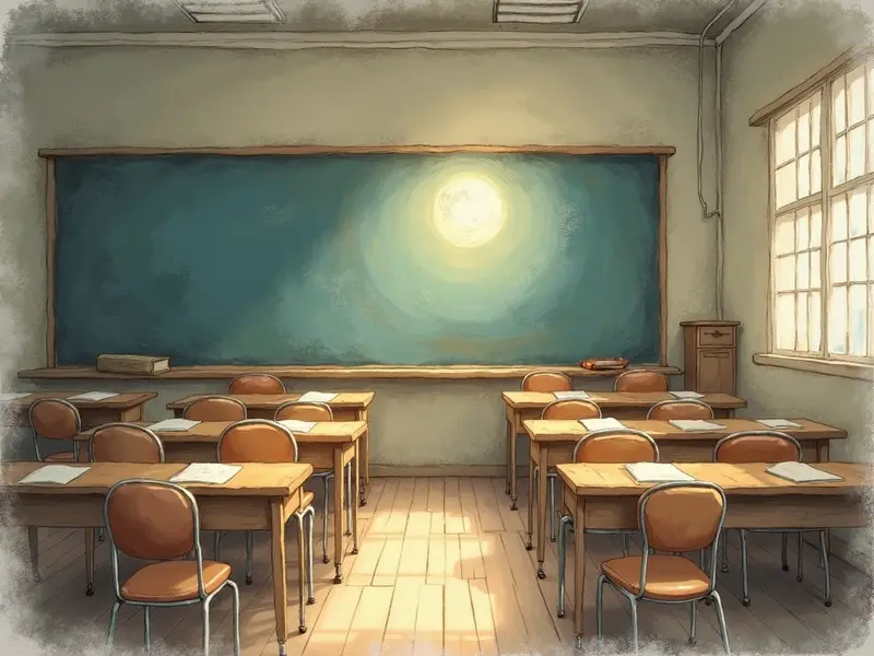 Ilustracja snu: sala de aula