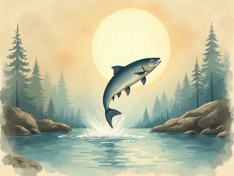 Ilustracja snu: salmão