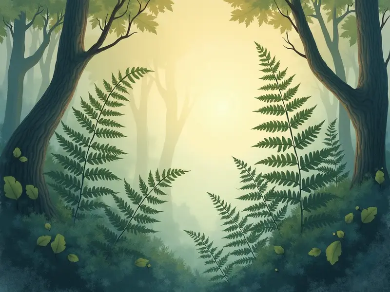 Ilustracja snu: samambaia