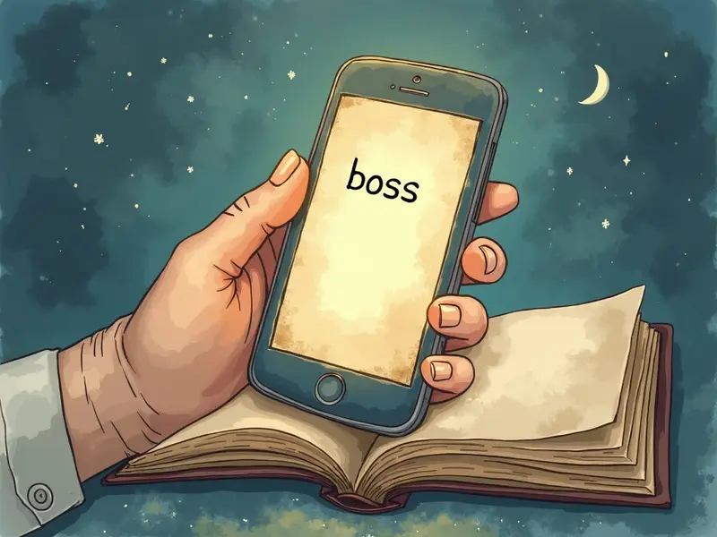 Ilustracja snu: telefonema do trabalho