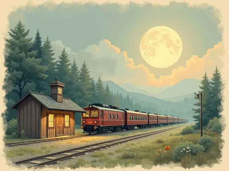 Ilustracja snu: trem