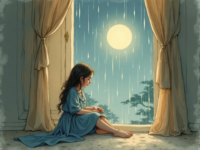 Ilustracja snu: tristeza